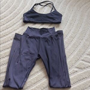 Alphalete Deep Purple Activewear Set